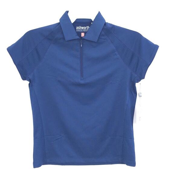 NEW - Ashworth women’s polo SIZE M - MEDIUM s-sleeves - Picture 1 of 6
